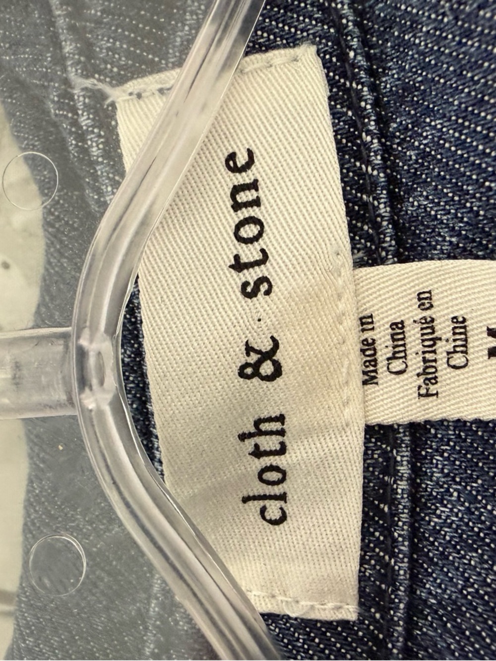 Cloth & Stone Chambray Shirt Size M - Picture 3 of 7